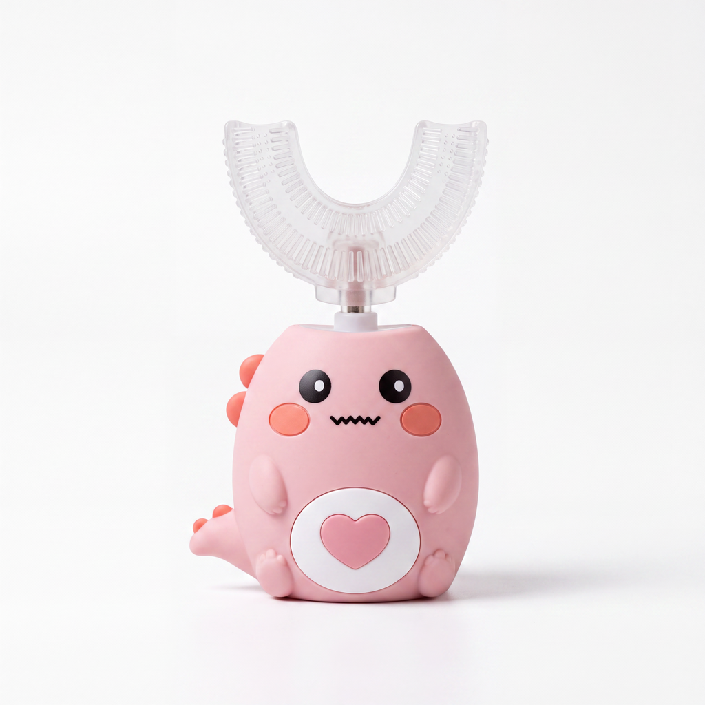 Zibo Rose — brosse à dents électrique 360° pour enfants