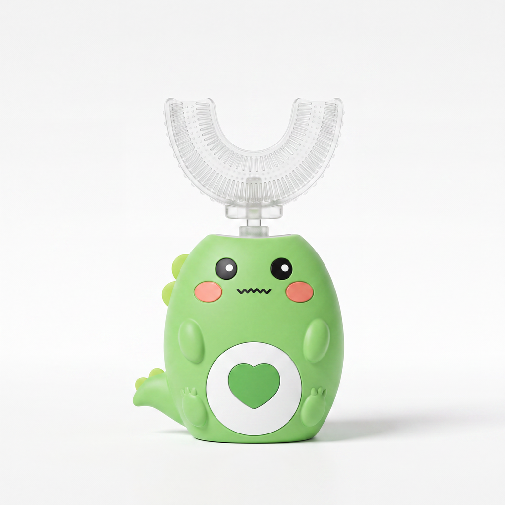 Zibo Vert — brosse à dents électrique 360° pour enfants